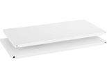 Schäfer Shop Select Fachboden MS, 2 Stück, B 1200 x T 360 x H 25 mm, Stahl, RAL 9016 Verkehrsweiß