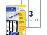 AVERY® Zweckform Ordner-Etiketten, ultragrip, 75 + 15 Stück