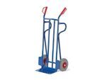 Sackkarre, Sicherheitsgriffe, 15 kg, luftbefüllt, Tragkraft 250 kg, enzianblau RAL 5012