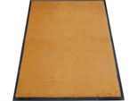 Schmutzfangmatte miltex Eazycare Style, eckig, antistatisch, UV-beständig, waschbar, High-Twist-Nylon & Niltrilgummi, 800 x 1200 mm, braunbeige