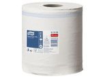 Tork® Papierwischtücher 121206, 2-lagig, Innenabrollung M2, L 160 m x B 200 mm, ⌀ 187 mm, 6 Rollen á 160 m, weiß
