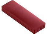 MAUL Solidmagnete, 54 x 19 mm, 10 Stück, rot