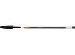 Vorteilspack Kugelschreiber mit Kappe BIC® Cristal® Original, 0,4 mm, schwarz, 100 Stück