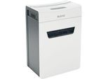 Leitz IQ 10X Protect Premium Aktenvernichter P4, Partikelschnitt 4 x 40 mm, 18 l, 10 Blatt Schnittleistung, Anti-Papierstau-Technologie, weiß