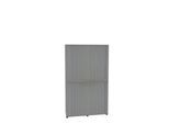 Querrollladenschrank, zweiteilig, B 1350 mm, 6 OH, silber