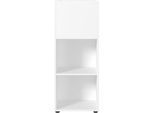 Raumteiler-Regal Porto, 1 großes Fach, 4 kleine Fächer, B 800 x T 460 x H 1200 mm, weiß