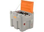 Mobile Tankstelle CEMO DT-Mobil Easy Premium, Elektropumpe Cematic Duo 24/12 V, Dieseltank, 980 l, B 1270 x T 1070 x 1120 mm