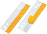 VELOFLEX Heftfix, PVC, 105 mm, 50 Stück, glasklar