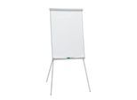 Franken Flipchart U-Act!Line® Standard FC93, Dreibeinstativ, höhenverstellbar, recycelt, magnethaftend, Ablageschale, Tafel 700x1000 mm
