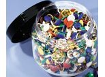 Reißnägel, kunststoffüberzogen, bunt, 750 Stück