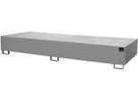 Regalwanne Typ RW/GR 3600-3, mit Gitterrost, grau RAL7005