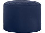 Hocker DotCom scuba®, für Sitzsack Swing, abwaschbar, Innenseite PVC-beschichtet, jeansblau
