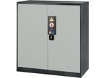 Chemikalienschrank Asecos CS-CLASSIC, Flügeltür, 2 Böden, 1055x520x1105 mm, lichtgrau