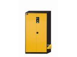 Chemikalienschrank asecos CS-CLASSIC-F, Flügeltüren, Front Sicherheitsgelb, B 1055 x T 520 x H 1950 mm