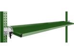 Manuflex Neigbare Ablagekonsole, für Reihe Universal oder Profi, Nutztiefe 345 mm, für Tischbreite 1750 mm, resedagrün
