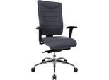 Schäfer Shop Select Bürostuhl SSI PROLINE P3+, Synchronmechanik, ohne Armlehnen, Lendenwirbelstütze, 3D-Sitzgelenk, anthrazit