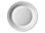 Pappteller Papstar Pure, Einweg, rund, Ø 150 mm, lebensmittelecht, FSC®-zertifiziert, weiß, 10 x 100 Stück