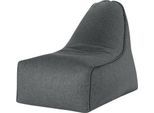 Sitzsack BOOGIE WOOGIE, Filzimitat, anthrazit , B 700 x T 1000 x H 800 mm