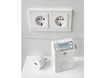 Digitalradio Soundmaster® DAB60WE, DAB+/UKW, 3 W, 3 Stationstasten & je 20 Festsenderspeicher, Bewegungssensor, Bluetooth/USB, Steckdose/Akku, weiß