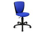 Topstar Kinderdrehstuhl High S´cool, ohne Armlehnen, Muldensitz, 3D-Netz-Rückenlehne, blau/schwarz