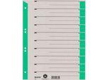 LEITZ® Trennblätter A4 1652, zur freien Verwendung, 100 Stück, grün
