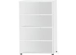 Schäfer Shop Select Regal, 4 OH, B 800 x T 420 x H 1514 mm, weiß
