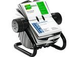 Durable Rollkartei Visifix, für 400 Karten, schwarz
