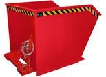 Kippbehälter Typ GU, 1500 Liter, rot
