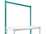 Aufbauportal, Grundtisch STANDARD Arbeitstisch-/Werkbanksystem UNIVERSAL/PROFI, 1750 mm, wasserblau