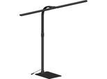 Hansa-by-styro LED-Tischlampe Novano, flexible Lichtausrichtung, Memory-Funktion, schwarz
