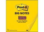 Post-it® Super Sticky Big Notes BN11-EU, 279 x 279 mm, 30 Blatt, gelb