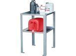 Gebinderegal für Auffangwannen, 2 Lagerebenen für Gebinde, L 600 x B 698 x H 900 mm