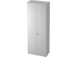 Aktenschrank TOPAS LINE, 6 Ordnerhöhen, B 800 mm, lichtgrau/lichtgrau