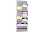 Werkstattplaner Eichner 9019-00202, zweireihig, für 20 Auftragstaschen, grau