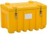 Transport- und Pritschenbox CEMO CEMbox 150, Polyethylen, 150 l, L 800 x B 600 x H 530 mm, stapelbar, gelb