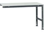 Manuflex Ansatztisch UNIVERSAL Standard, Tischplatte Kunststoff, 1500x1000, anthrazit