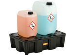 PE-Auffangwanne 25HD, aus Polyethylen, 100 % recycelbar, mit PE-Rost