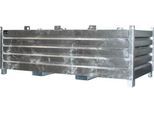 Bauer Sammelbehälter-System SBS 2000, L 1200 x B 2400 x H 850 mm, bis zu 3-fach stapelbar, lackiert, mit Transportwagen, feuerverzinkt
