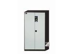 Chemikalienschrank asecos CS-CLASSIC-F, Flügeltüren, Front Lichtgrau, B 1055 x T 520 x H 1950 mm