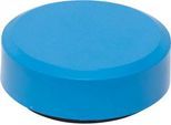 MAUL Magnet MAULpro Recycling, rund, mit Facetterand, Haftkraft bis 0,6 kg, Ø 29 mm, 85 % Recycling-Kunststoff lackiert, blau, 20 Stück