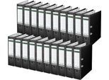 LEITZ® Ordner 1010, DIN A4, Rückenbreite 80 mm, 20 Stück, schwarz