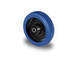 CASCOO Einbaurad R4F1, mit Rad-ø 160 mm x B 46 mm, Polyamid-Felge, Elastik-Lauffläche, blau, Rollenlager, bis 300 kg