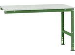 Manuflex Ansatztisch UNIVERSAL Standard, Tischplatte Melamin, 1500x1000, resedagrün
