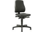 Drehstuhl All-In-One Trend 9633, mit Rollen, Kunstleder, Skai schwarz