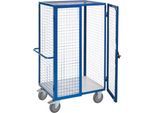 ESD-Gitter-Schrankwagen mit Zylinderschloss, 980 x 700 mm