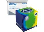 Kleenex® Kosmetiktücher 8825, 3-lagig, 1 Box = 56 Tücher, 12er Packung, weiß