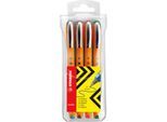 Tintenroller STABILO® bionic® worker, 4er-Set