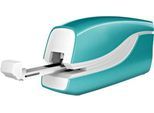 LEITZ® WOW Elektrisches Heftgerät, metallic-eisblau