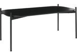 Beistelltisch meet by Paperflow Meet, Rechteck, furniertes MDF, Stahlgestell, B 1000 x T 500 x H 400 mm, schwarz/schwarz