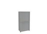 Rollladenschrank, 4 OH, 2teilig, ohne Mitteltrennwand, B 800 mm, silber